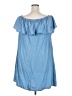 J for Justify 100% Lyocell Blue Romper Size 2X - photo 2