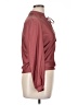 Assorted Brands 100% Nylon Burgundy Long Sleeve Blouse Size 14 - photo 4