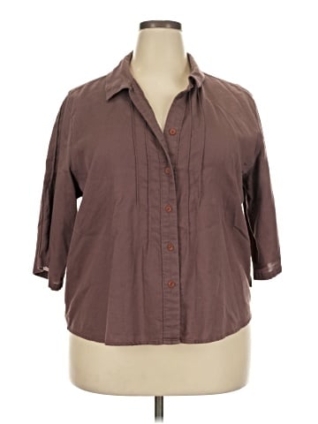 Woolrich 3/4 Sleeve Button-Down Shirt (view 1)