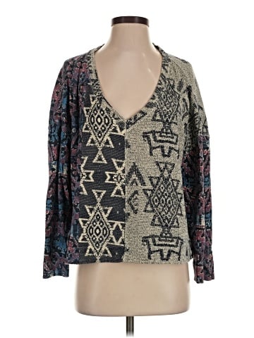 Pilcro by Anthropologie 3/4 Sleeve T-Shirt (view 1)