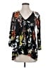 Free People Black 3/4 Sleeve Blouse Size XS - photo 1