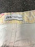 Zara Paisley Ivory Denim Shorts Size 6 - photo 3