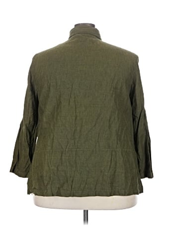 Crossroads 3/4 Sleeve Button-Down Shirt (view 2)