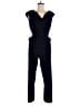 Emma & Michele 100% Polyester Solid Blue Jumpsuit Size M - photo 1