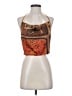Micas Brown Sleeveless Blouse Size S - photo 1