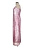 LoveShackFancy 100% Polyester Metallic Pink Cocktail Dress Size 12 - photo 5