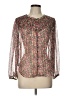 Joie Floral Pink Long Sleeve Blouse Size L - photo 1