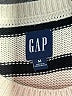 Gap 100% Cotton Stripes Ivory Pullover Sweater Size M - photo 7