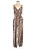 Lovely Day Paisley Brown Jumpsuit Size S - photo 1
