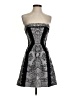 BCBGMAXAZRIA Paisley Gray Cocktail Dress Size 0 - photo 1