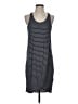 Gap 100% Viscose Stripes Gray Casual Dress Size S - photo 1