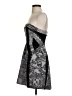 BCBGMAXAZRIA Paisley Gray Cocktail Dress Size 0 - photo 5