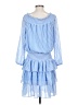 MICHAEL Michael Kors 100% Polyester Stripes Blue Casual Dress Size S - photo 2