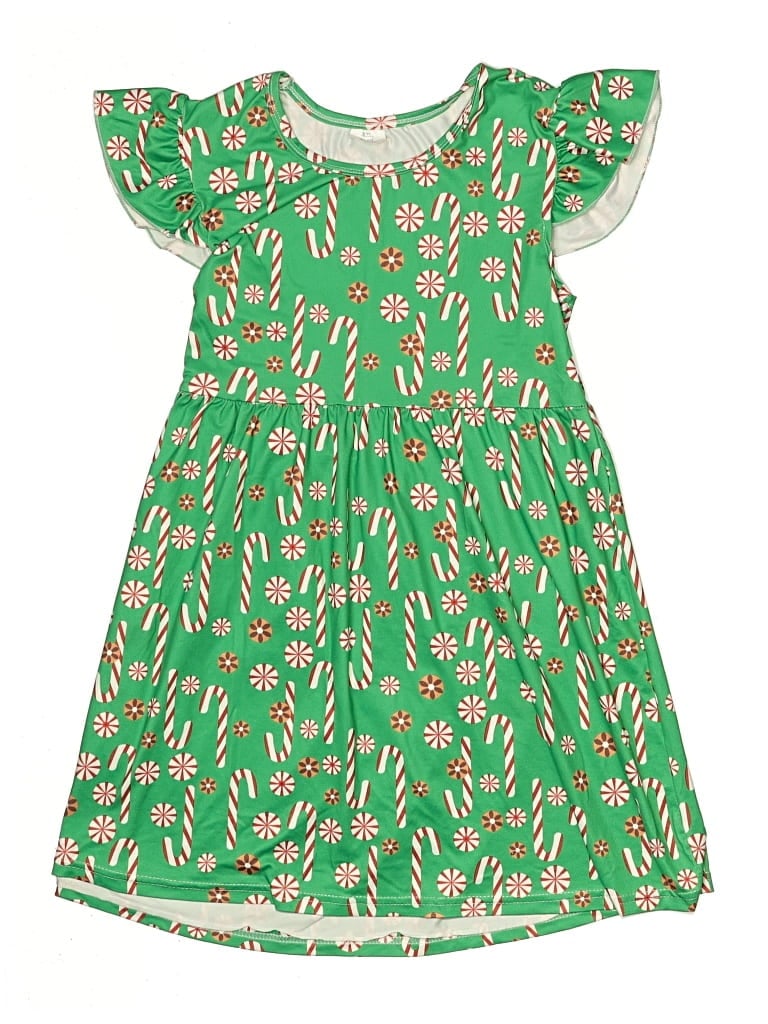 Pre-owned Unbranded Kids' Dress In Green