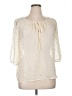 Umgee Ivory 3/4 Sleeve Blouse Size L - photo 1
