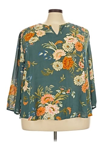 Fun2Fun 3/4 Sleeve Blouse (view 1)