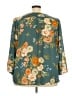 Fun2Fun 100% Polyester Floral Teal 3/4 Sleeve Blouse Size 3X - photo 2