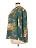 Fun2Fun 100% Polyester Floral Teal 3/4 Sleeve Blouse Size 3X - photo 5
