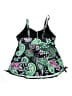 Anna Lee Paisley Green Swimsuit Top Size 1X (estimated) - photo 2