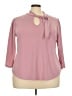 Adrienne Vittadini Pink 3/4 Sleeve Blouse Size 3X - photo 1