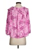 Lilly Pulitzer 100% Polyester Pink 3/4 Sleeve Blouse Size S - photo 2