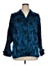 Notations Blue Long Sleeve Blouse Size 1X - photo 1