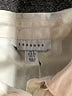 Topshop 100% Cotton White Ivory Denim Jacket Size 4 - photo 3