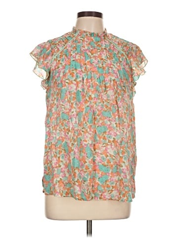 NANETTE Nanette Lepore Short Sleeve Blouse (view 1)