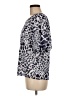 Harper Animal Print Gray Short Sleeve Blouse Size M - photo 5