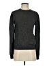 Le Lion Metallic Gray Pullover Sweater Size S - photo 1
