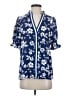 Dokotoo Blue Short Sleeve Blouse Size S - photo 1