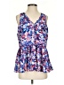 Rebecca Minkoff 100% Polyester Blue Sleeveless Blouse Size S - photo 1
