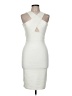Mason Ivory Cocktail Dress Size M - photo 1