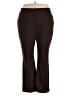 Just My Size Brown Active Pants Size 3X - photo 1