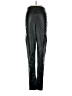 PrettyLittleThing 100% Polyurethane Metallic Black Track Pants Size 4 - photo 1