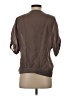 BCBGeneration Brown Short Sleeve Blouse Size S - photo 2
