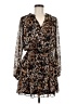 Socialite 100% Polyester Animal Print Brown Casual Dress Size M - photo 1