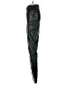 PrettyLittleThing 100% Polyurethane Metallic Black Track Pants Size 4 - photo 5