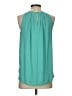 BCBGMAXAZRIA 100% Polyester Teal Sleeveless Blouse Size S - photo 2