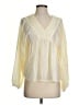 Very J 100% Polyester Ivory 3/4 Sleeve Blouse Size S - photo 1
