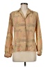Stuart Lang Tan Long Sleeve Blouse Size M (estimated) - photo 1