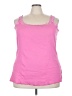 Basic Editions Pink Tank Top Size 4X - photo 1