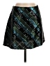 Zara Argyle Black Blue Casual Skirt Size S - photo 1