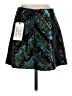 Zara Argyle Black Blue Casual Skirt Size S - photo 2