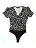 Lulus Polka Dots Black Short Sleeve Blouse Size S - photo 1