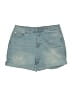 d.jeans Blue Denim Shorts Size 10 - photo 1