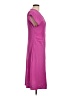 Zara 100% Polyester Solid Pink Casual Dress Size L - photo 4
