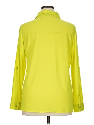 Attitudes by Renee Long Sleeve Button-Down Shirt (view 2)