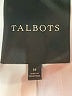 Talbots 100% Cotton Stripes Black Trenchcoat Size M - photo 6