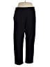 Basic Editions 100% Cotton Solid Black Casual Pants Size XXL - photo 1